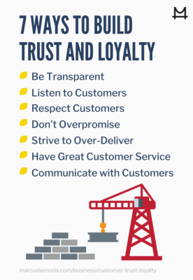 7 ways to build trust and loyalty