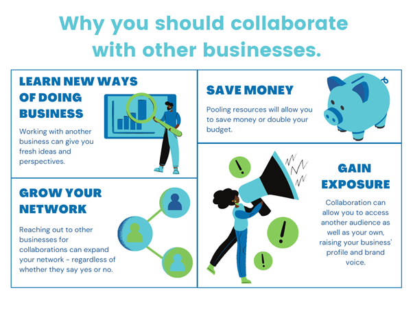 Why should I collaborate with other businesses