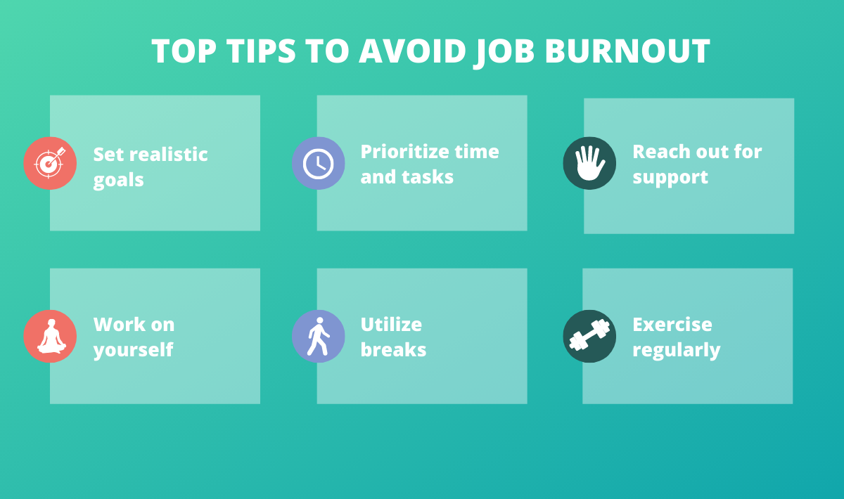 Tips to avoid job burnout