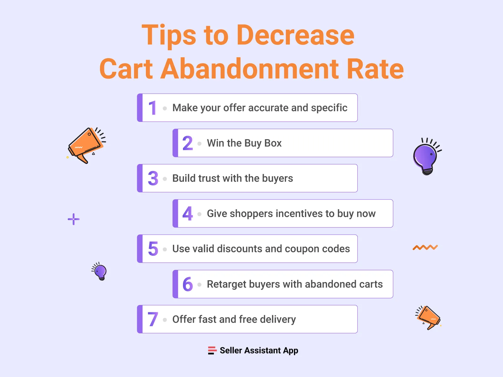 Reduces Cart Abandonment tips