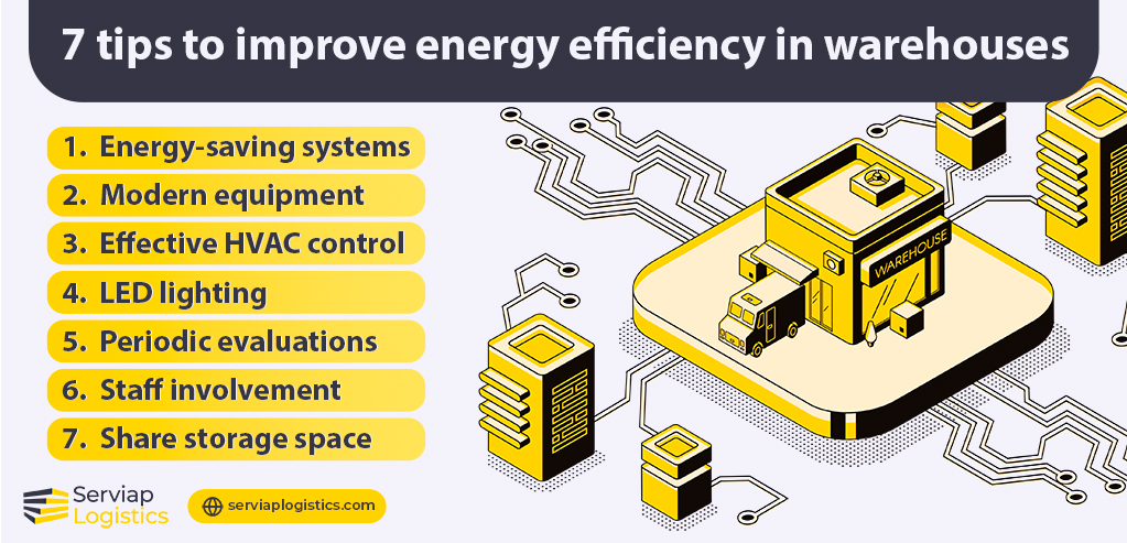 How to improve energy efficiency in warehouses